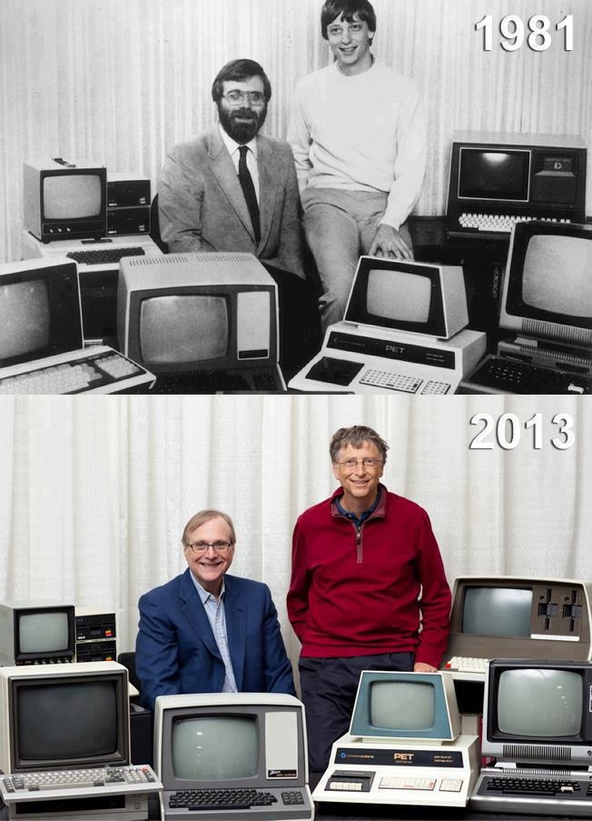 Bill Gates i Paul Allen, założyciele Microsoftu