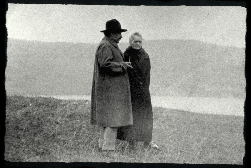 Maria Skłodowska-Curie i Albert Einstein