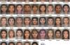 Uśrednione twarze kobiet z różnych krajów.