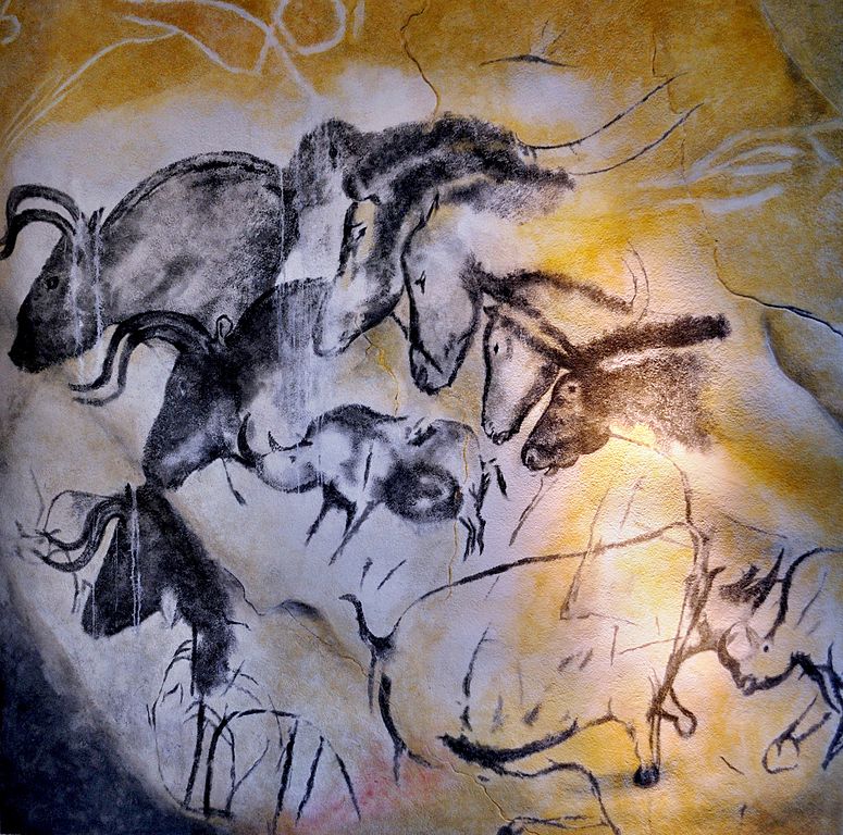 Jaskinia Chauveta we Francji,  jedna z najpiękniejszych naskalnych galerii Europy, licząca 31 tys. lat. Fot. Wikimedia