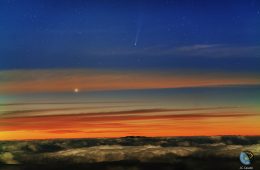 ISON sfotografowany 21 listopada na Teneryfie