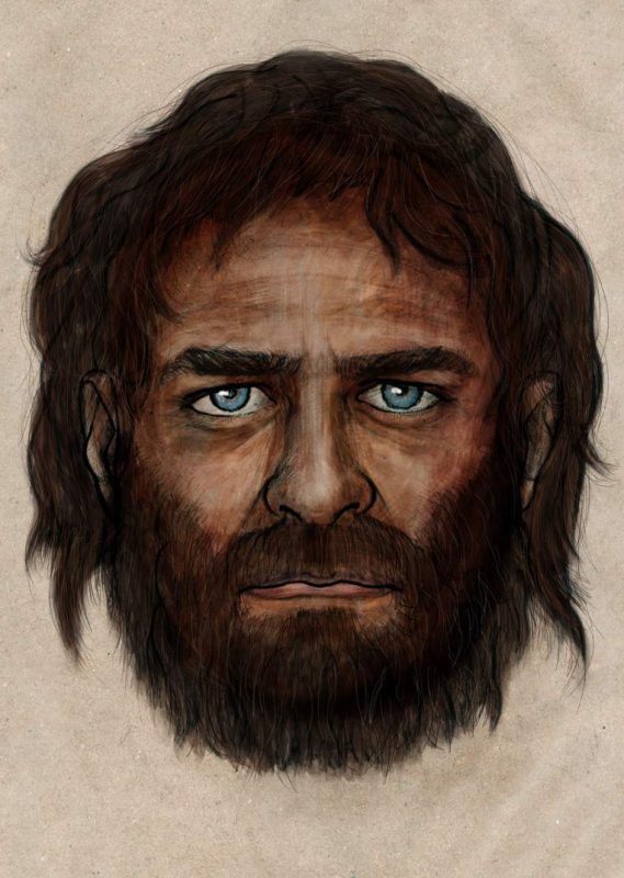 Europejczyk sprzed 7000 lat. Ilustracja: Pelopanton/CSIC/PA