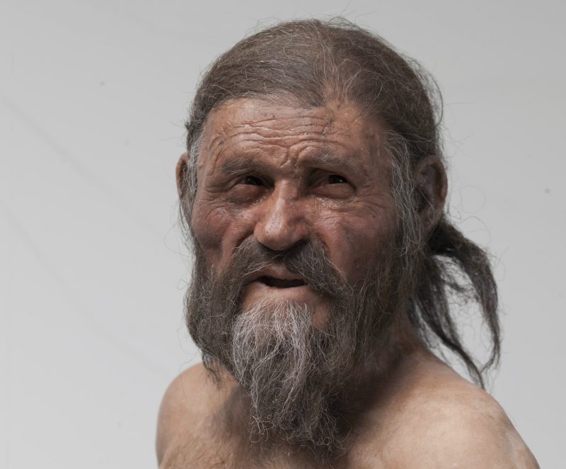 Rekonstrukcja twarzy Otziego, czyli Człowieka Lodu. Fot. South Tyrol Museum of Archaeology/Ochsenreiter