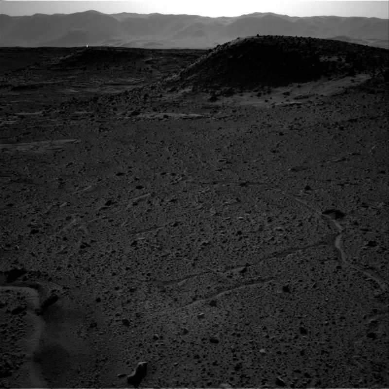 Rozbłysk na zdjęciu z Marsa. fot NASA/JPL-Caltech