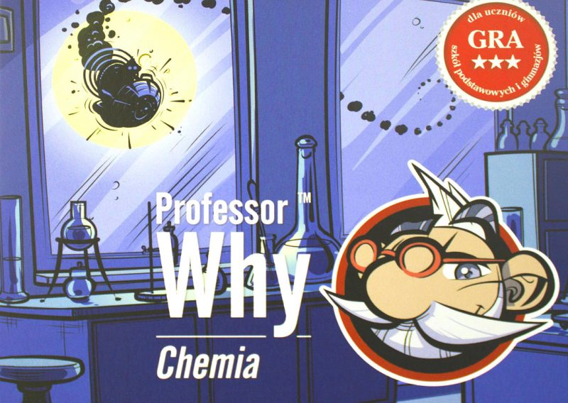 Gra edukacyjna "Professor Why. Chemia" to Młody Chemik w bezpiecznym wydaniu. Fot. CTAdventure