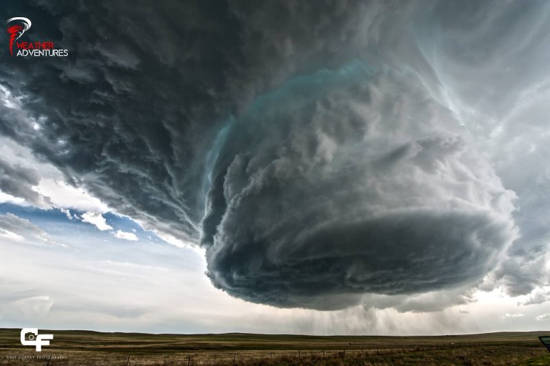Superkomorka nad Wyoming Fot. Colt Forney/Weather Adventures
