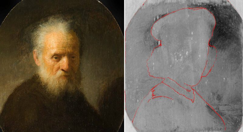 Obraz Rembrandta „Stary człowiek z brodą" z 1632 roku ukrywa autoportret artysty.
