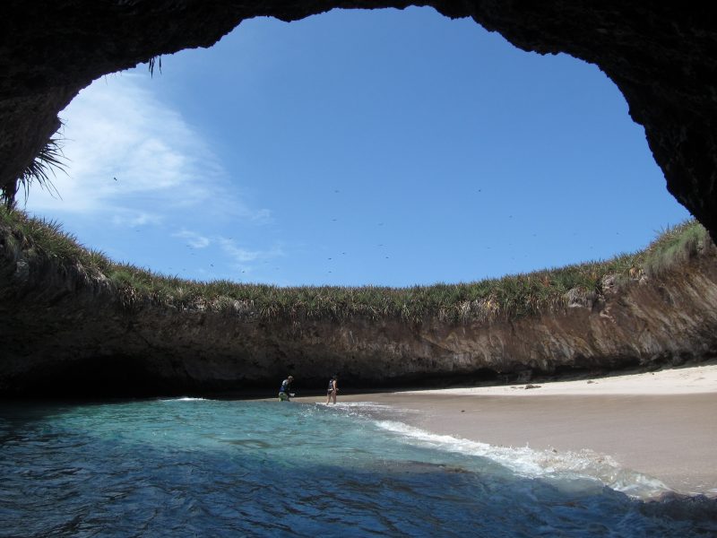 Ukryta Plaża na wyspie Marieta w Meksyku. Fot. Christian Frausto Bernal