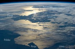 Polska, Bałtyk i okolice z Międzynarodowej Stacji Kosmicznej. Fot. NASA