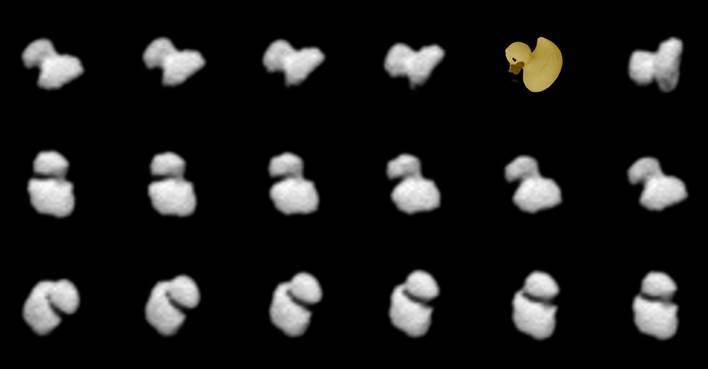 Kształt komety Czuriumow-Gierasimienko przywodzi na myśl gumową kaczkę. To zdjęcie zostało opublikowane przez profil Philae Lander na Twitterze