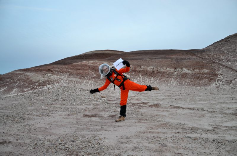 Michał Czapski w Mars Desert Research Station. Fot. Archiwum Michała Czapskiego 