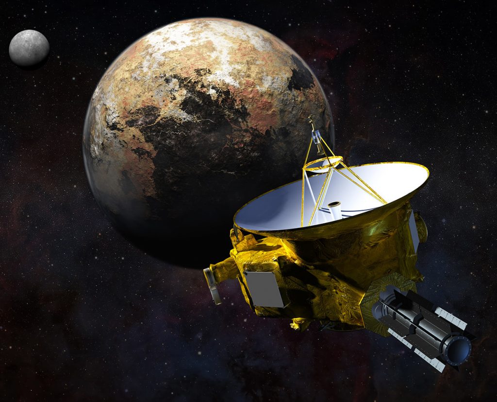 New Horizons zbliża się do Plutona. Rys. NASA
