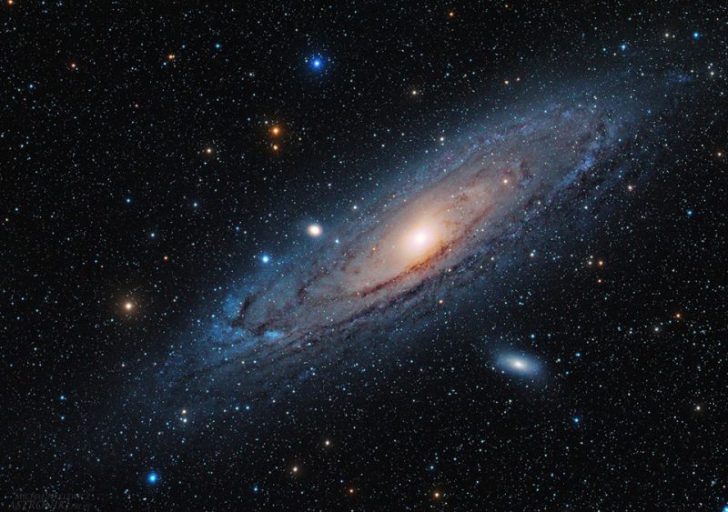 Oto Wielka Galaktyka Andromedy, znana też jako M31. Fot. Michał Nyklewicz znany także jako Astro Niki