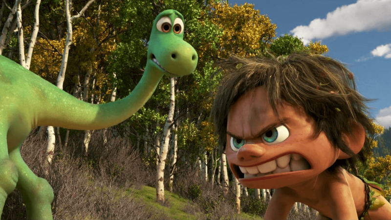 Dobry dinozaur z niebezpiecznym człowiekiem Fot. Pixar/Disney