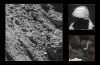 Odnaleziono Philae. Mozaika zdjęć pokazuje punkt, w któym leży lądownik. Fot. ESA/Rosetta/MPS for OSIRIS Team MPS/UPD/LAM/IAA/SSO/INTA/UPM/DASP/IDA